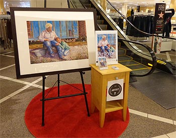 Courage Ablaze featured at Macy's of Rivertown Mall