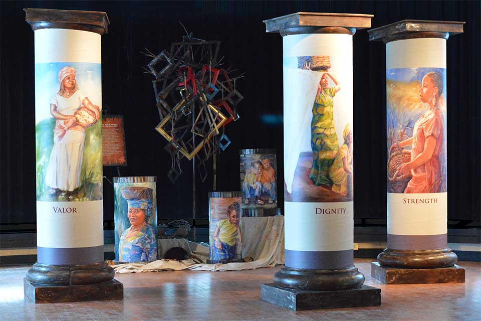 Courage Ablaze exhibit