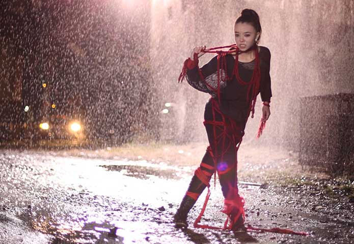 Scene from The Scarlet Cord film