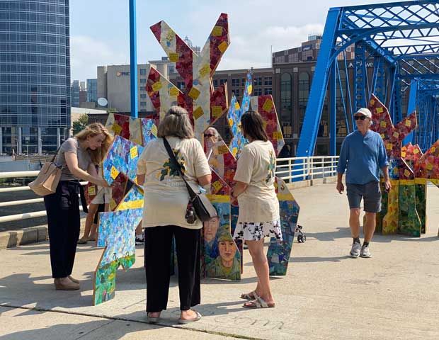 Yellow Ribbon on the Bridge